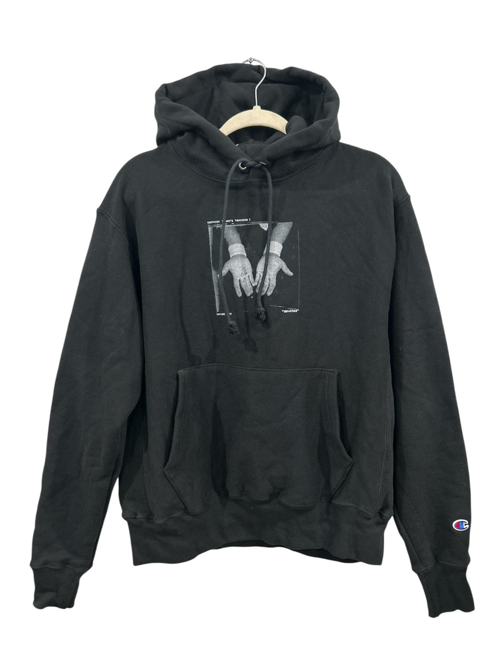 ASRV Sportswear Devoted all condition training hoodie black size Medium